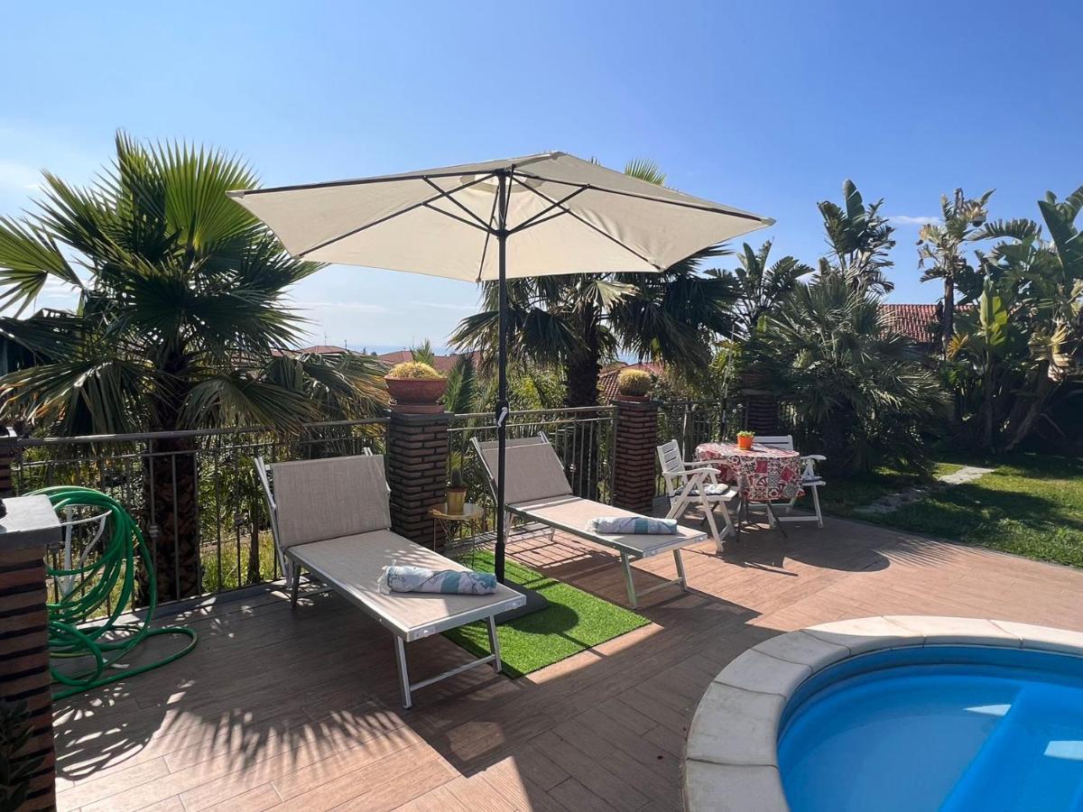 ماسكالوتشا Etna Pool Villa Catania-Sea View المظهر الخارجي الصورة