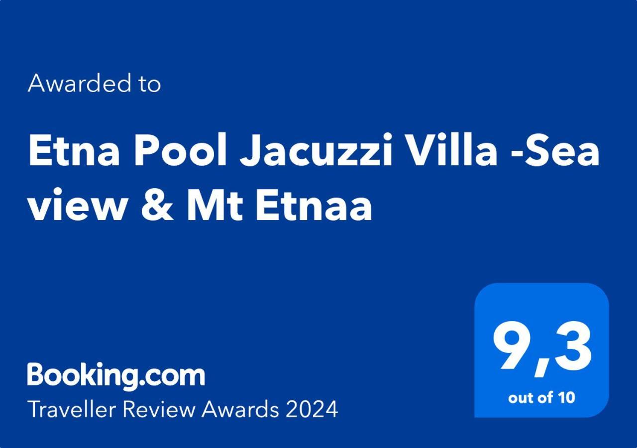 ماسكالوتشا Etna Pool Villa Catania-Sea View المظهر الخارجي الصورة